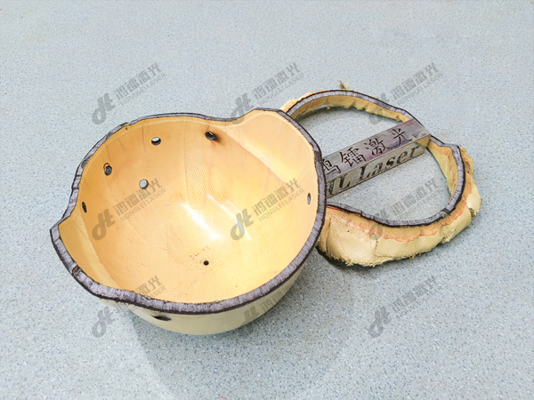 芳綸材料頭盔切割